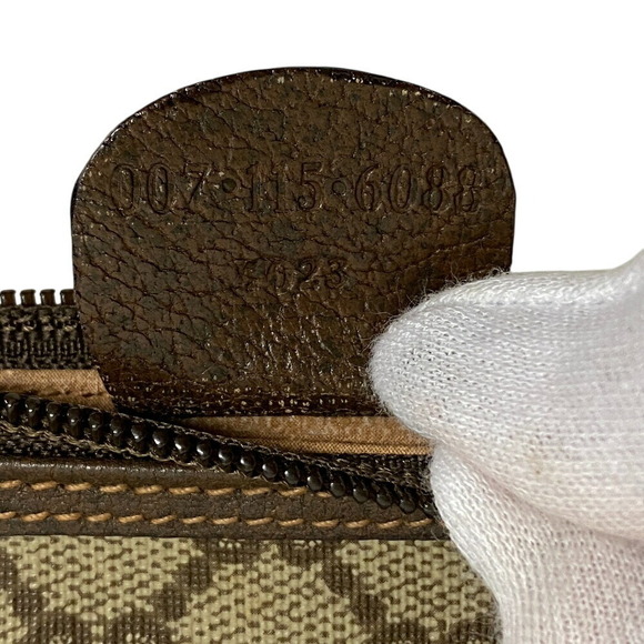 Gucci Pouch GG Pattern clutch bag Brown - Picture 10 of 11